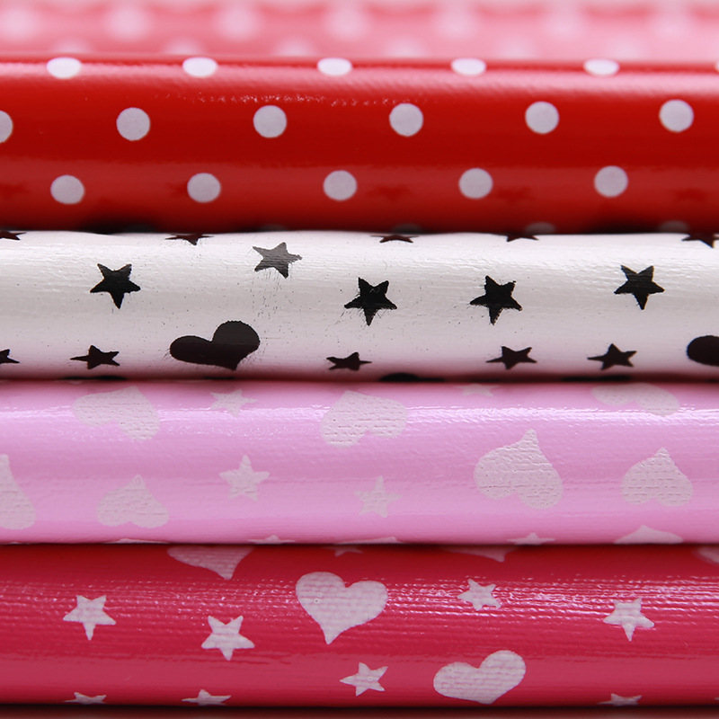 厂家直销印花革 PU镜面革印花 童装卡通玩具头饰箱包鞋材面料