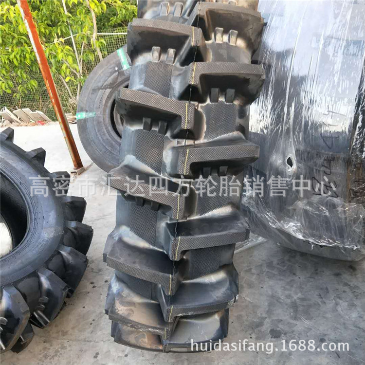 现货供应16.9-34批发水田高花拖拉机轮胎 稻田农业轮胎