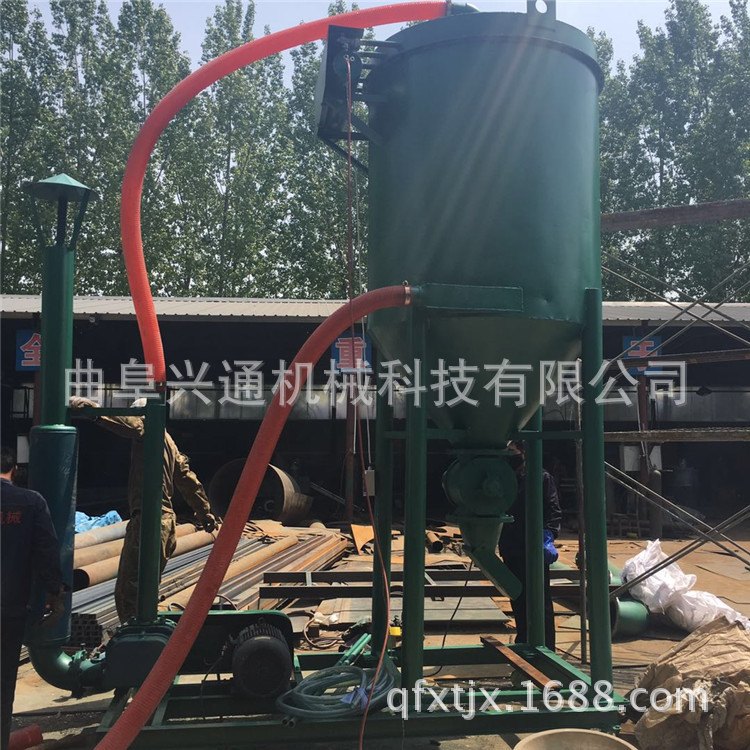 矿用矿粉密封式输送气力吸料机  农用粮食入仓用气力输送机厂家