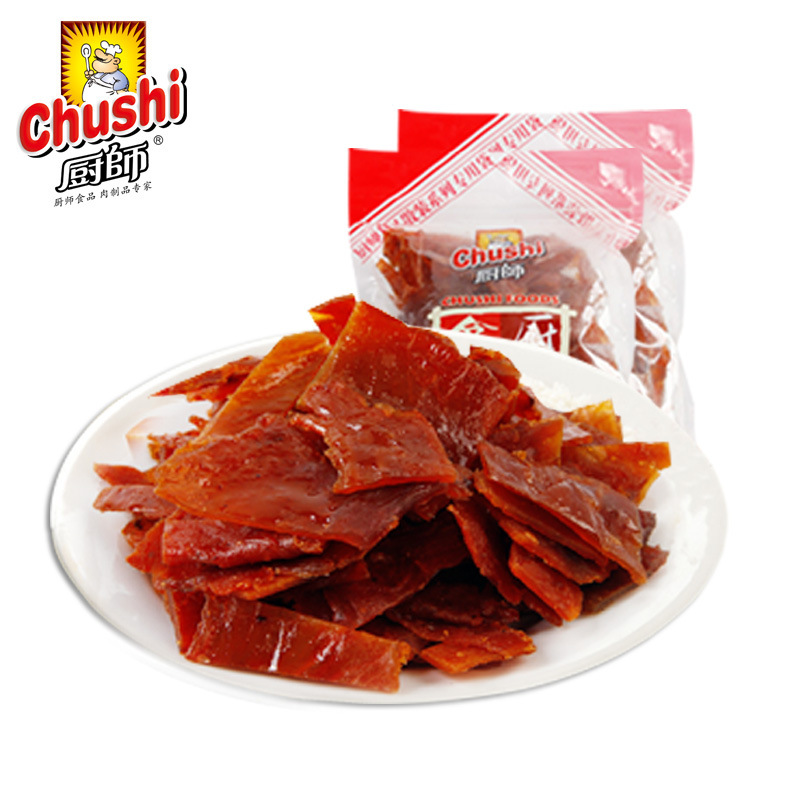 福建特産廚師肉類食品 手撕原汁肉脯豬肉幹 袋裝小吃零食批發