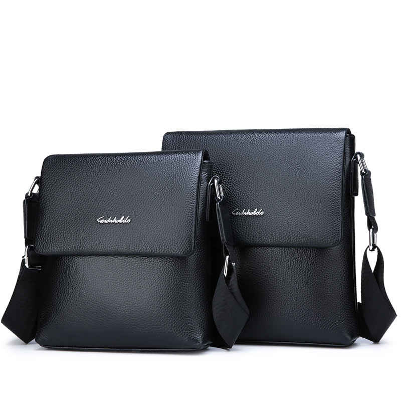 Sacoche Bandoulière Homme En Cuir Véritable Style Business_voghion.com