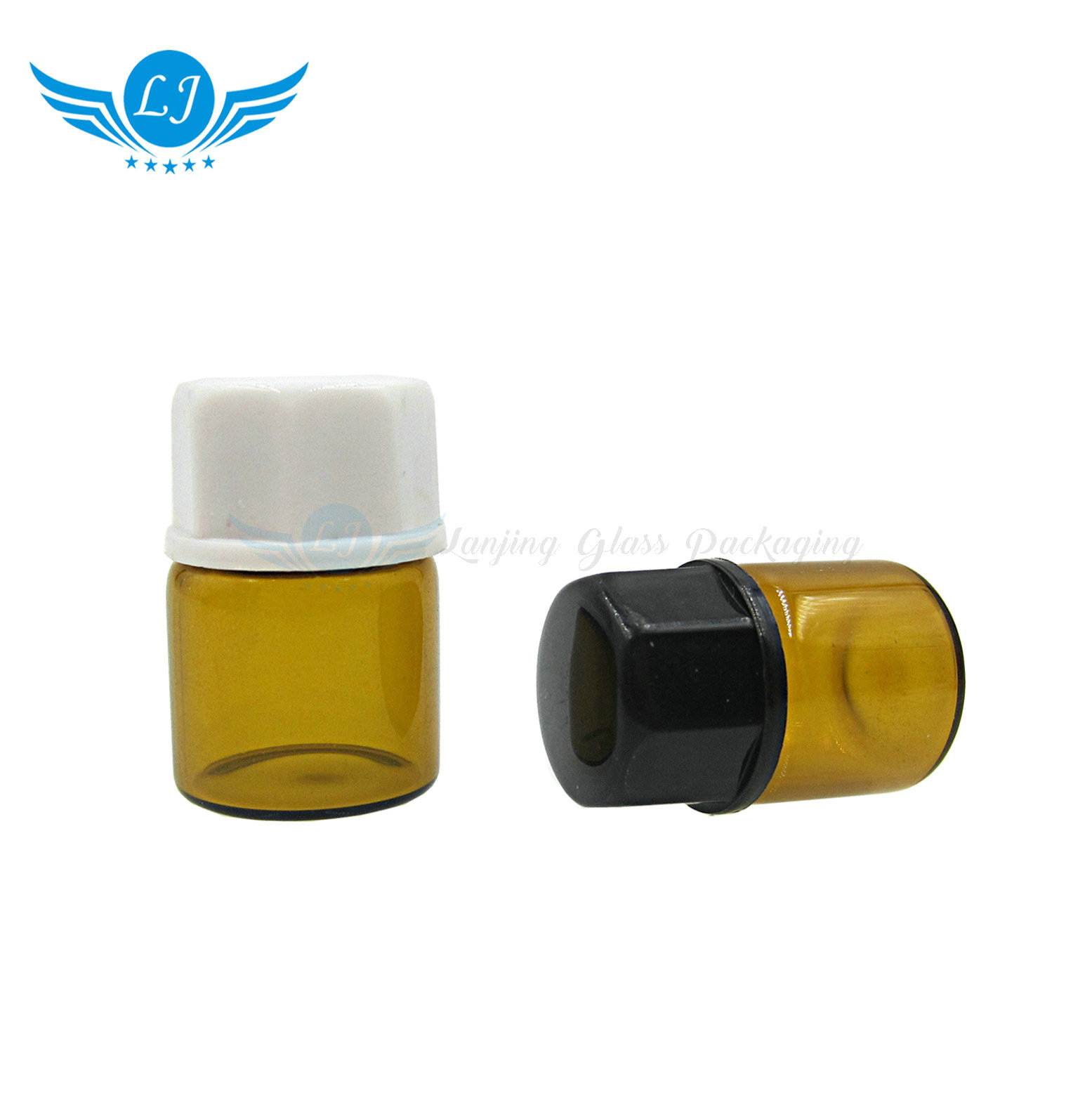 1ml 玻璃小样瓶 分装瓶 精油瓶 原液瓶试用装瓶 整套 可印logo