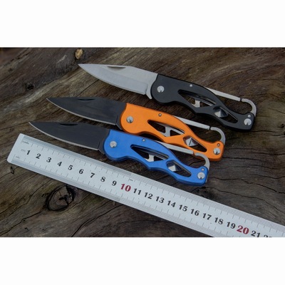 户外随身KT小刀 防身迷你折叠刀 多功能野外求生户外刀 一件代发|ms