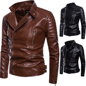 Men’s Kali leather car Lapel fashion leather