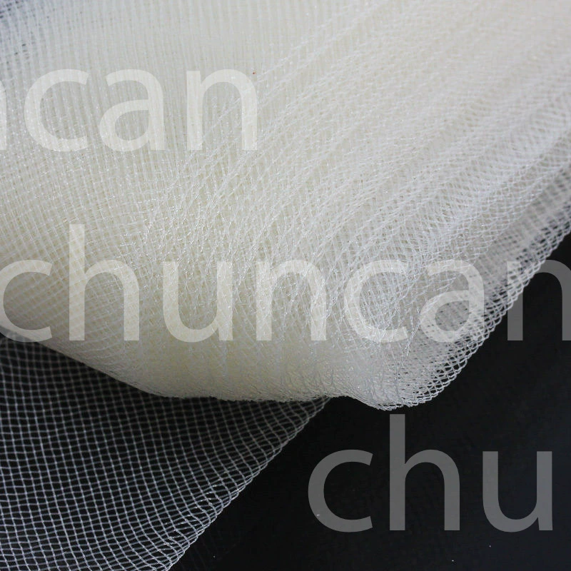 4cm elastic stretch mesh with horsehair fishbone tulle wedding Latin dance headpiece accessory