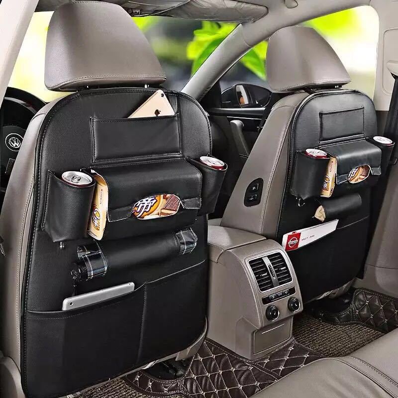 Bolsa de almacenamiento de asiento de coche de cuero bolsa de almacenamiento de asiento de coche bolsa de almacenamiento de coche