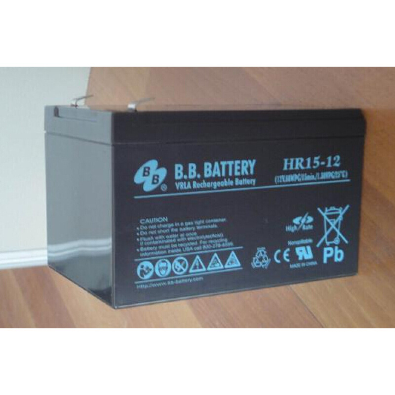 HR15-12 蓄电池 BB 12V15AH美美BATTERY电瓶 铅酸蓄电池 现货包邮|ms