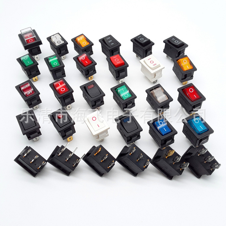 船型开关｜复位船型开关2P｜10*15船形开关