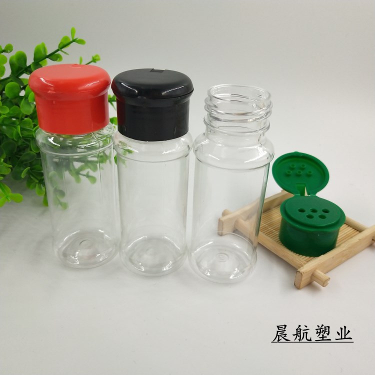 En existencia 100mL botella de plástico 100mL sub-botella de plástico para mascotas