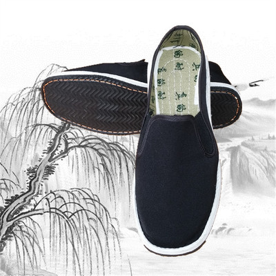 Tire bottom Old Beijing cloth shoes Casual shoes Cloth shoes Rubber sole wear-resisting Driver thickening Rubber sole Labor insurance Low