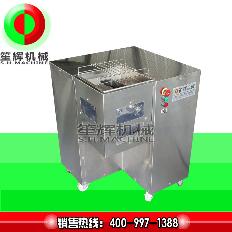 厂家直销大型 鲜肉切片切丝机 二次牛肉切丁机 腊肠切条切段机