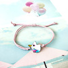 New fashion, minimalist dual -share knot bracelet alloy base oil unicorn ornamental animal avatar wax line bracelet