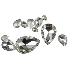 水晶 水滴 DIY手機殼配件 美容貼鑽材料 飾品裝飾批發