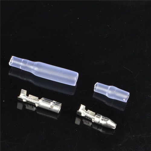 Single hole plug, spring 4mm, bullet terminal, connector, male and female plug, connection, cold-pressed terminal
