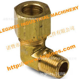 美标外牙卡套直接头,铜接头,软管接头,Compressiom fittings