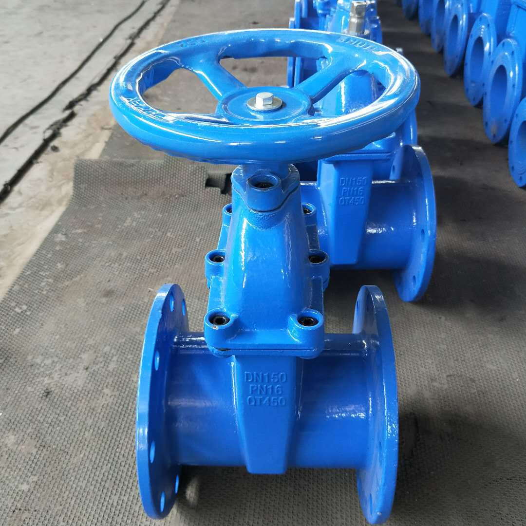 球墨铸铁法兰手动闸阀 弹性软密封闸阀DN50-1200口径  现货供应