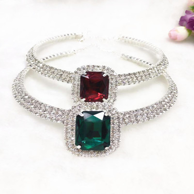 欧美水钻项圈 速卖通锁骨链 E-bay 敦煌网精美项链批发|ms