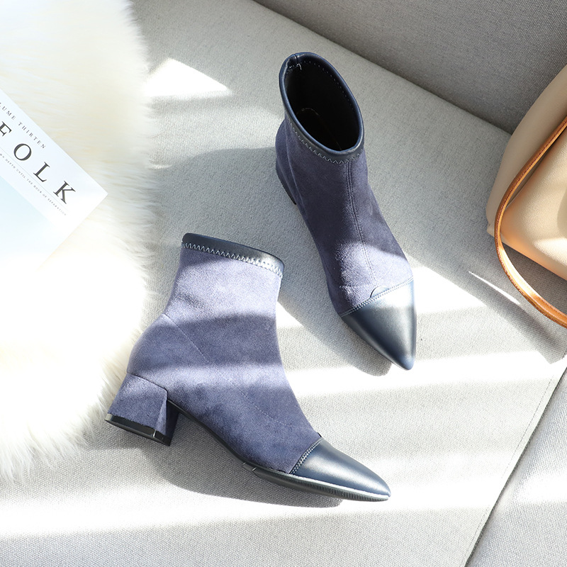 Bottes femme en Daim - Ref 3355214 Image 7