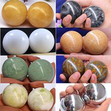 玉石手球把玩球 中老年把玩球 按摩球送父母送老人 玉石多款可选