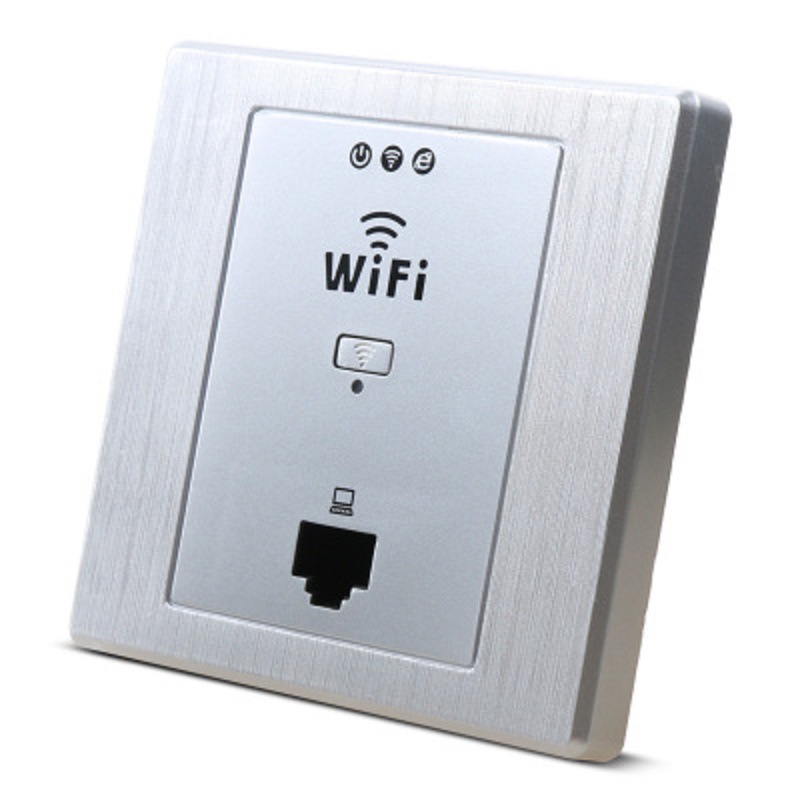 酒店宾馆客房WiFi覆盖面板AP嵌入墙壁式无线ap路由器220V面板AP