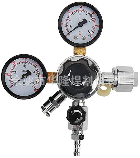 啤酒酿造二氧化碳调节器减压阀扎啤机CO2减压表