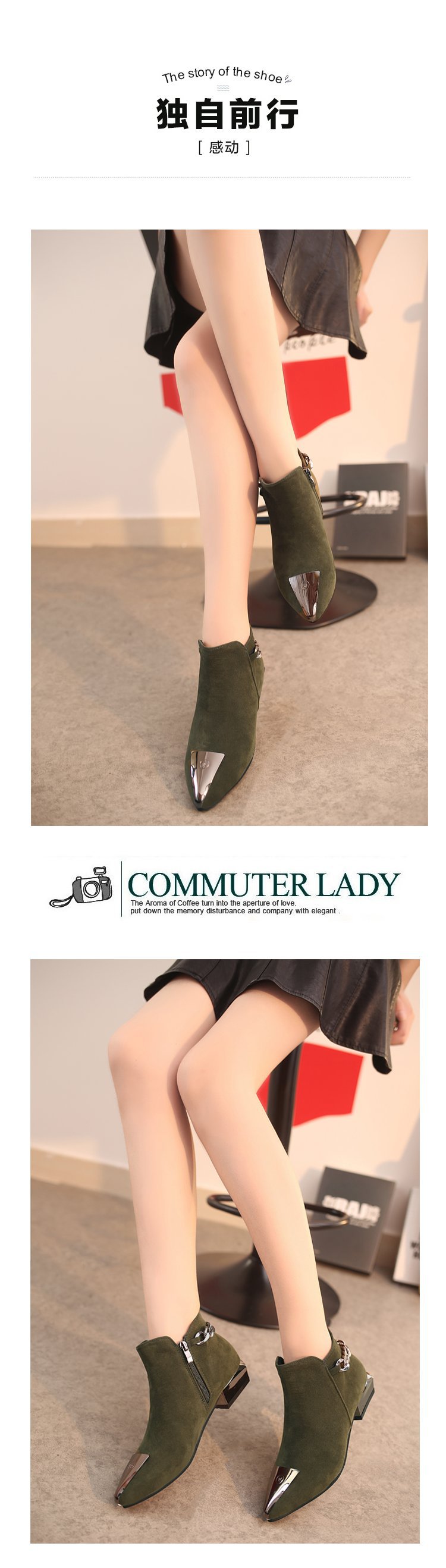 Bottes femme en Daim - Ref 3354826 Image 21