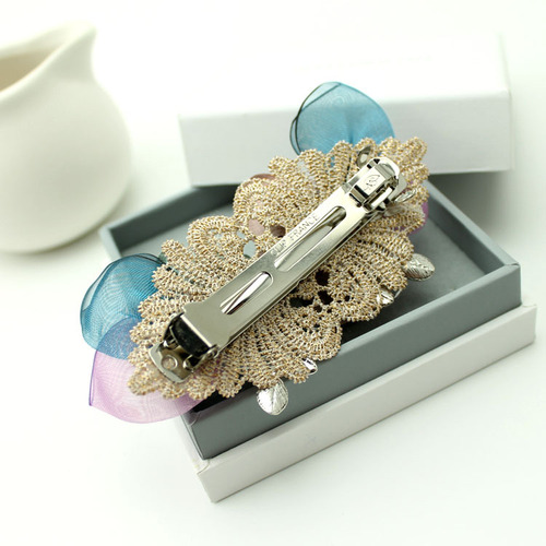 Hair Accessories: European & American, Korean-style Fabric Adult Hair Clips – Simple Japanese/Korean Top Clips, Ponytail Holders, Updo Headbands, and Women's Headwear Decorations