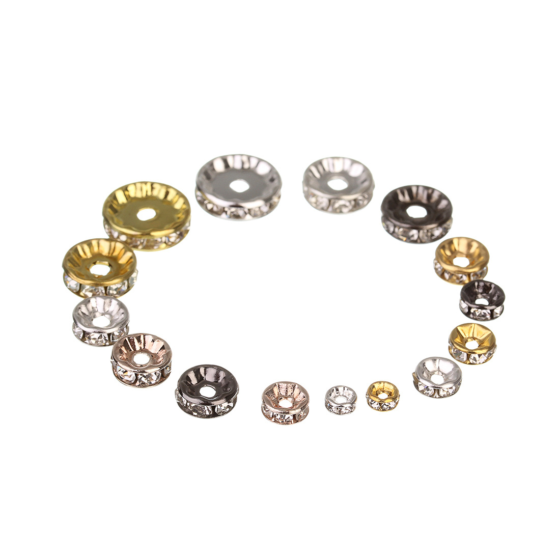 50 Le Fer Strass Rond Perles display picture 14