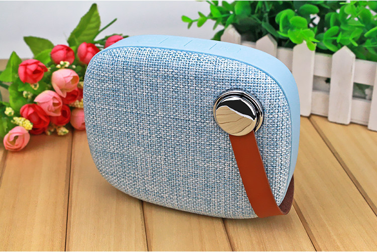 手提双喇叭便携式蓝牙音箱低音炮布艺迷你免提通话音响MP3扬声器|ms