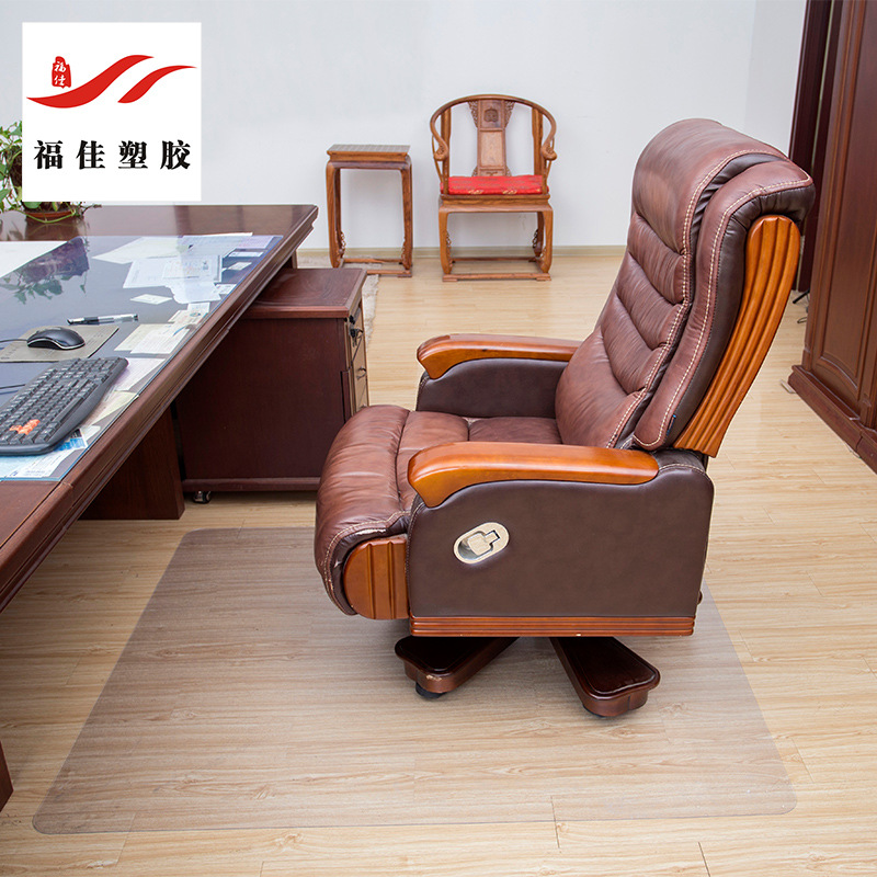 [Shanren]Manufactor PVC Environmentally friendly flooring Simplicity transparent Study Rug Pads non-slip wear-resisting PVE Chair pads