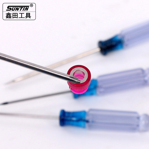 Xintian magnetic transparent screwdriver ten/slot crystal mini screwdriver