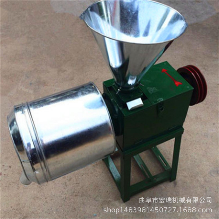 电动家用小型锥形磨面机 高产量磨面机 五谷杂粮磨面精细磨面机