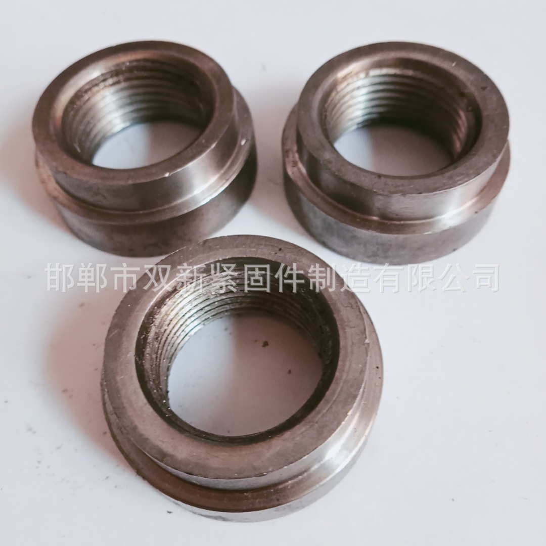 多工位冷镦台阶螺母异型件 非标台阶圆螺母 冷镦加工非标台阶螺母