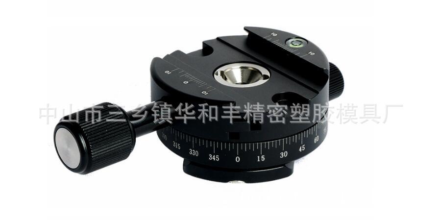 全景夹座全景云台360度旋转720度摄影相机三脚架云台快装夹座