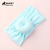 Hair accessory, children's donut, nylon headband, suitable for import, new collection, European style, wholesale