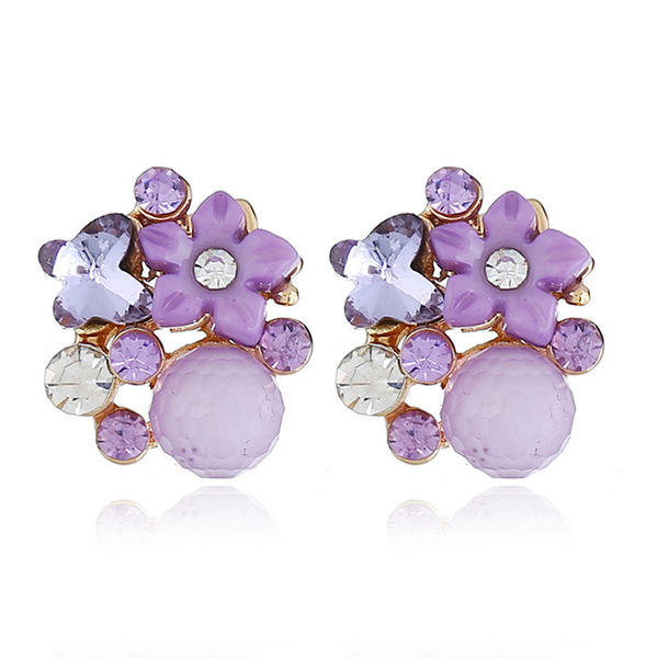 Large earrings pearl