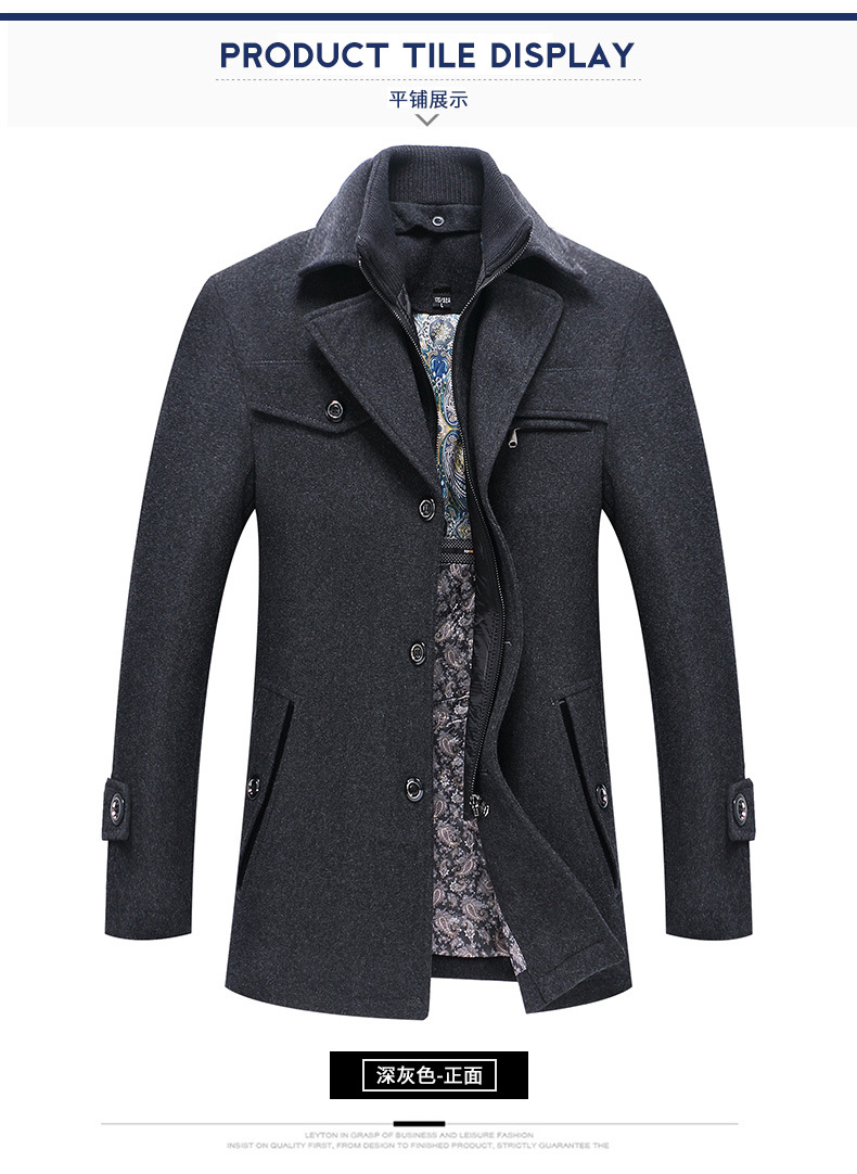 Manteau homme en Laine - Ref 3418967 Image 18