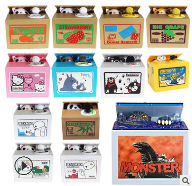 originality children Cartoon Decoration Electric Piggy bank Toys Piggy bank Fortune cat Customizable On behalf of