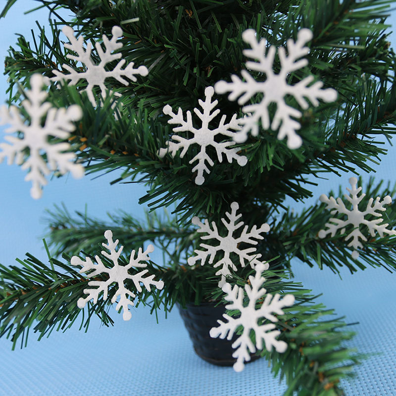 Christmas Cute Snowflake Felt Party Decorative Props display picture 1