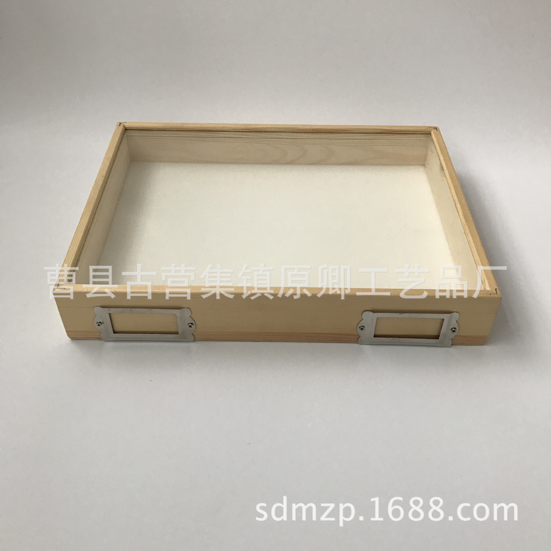 昆虫实木标本盒 蝴蝶标本展示盒子 木制植物标本盒