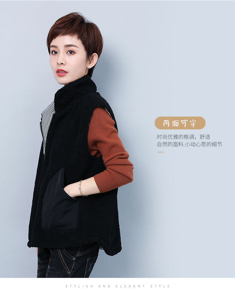 Gilet femme en Agneau cachemire - Ref 3316250 Image 26