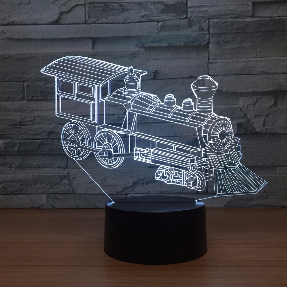 亚克力小夜灯3d立体视觉七彩