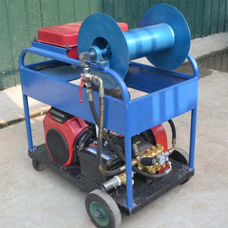 Gasoline-driven high-pressure water jet pipe cleaning machine property dredging sewer cleaning pump Gasoline-driven high-pressure water jet pipe cleaning machine property dredging sewer cleaning pump
