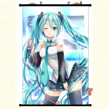 初音挂画 Miku 动漫卷轴海报 VOCALOID 漫展 亚马逊wish 速卖通