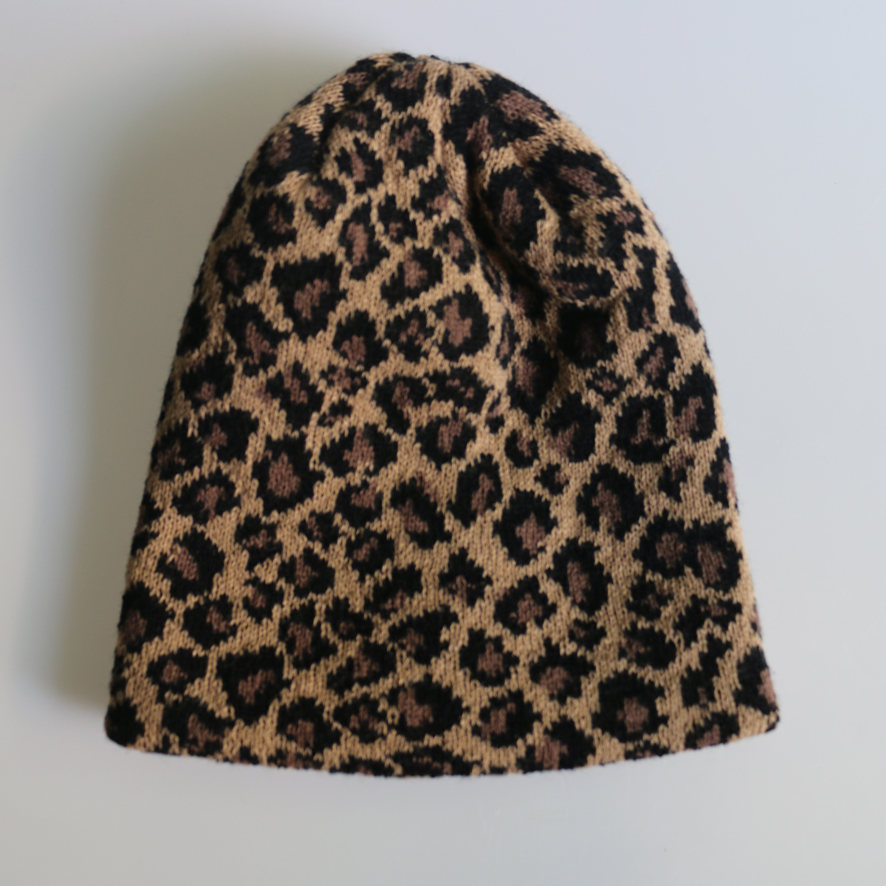 Unisex Simple Style Leopard Crimping Wool Cap display picture 2