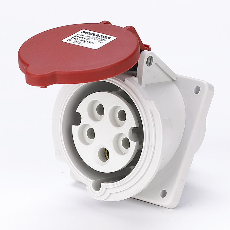 16A3P+N+PE暗装斜座，工业型MN1541