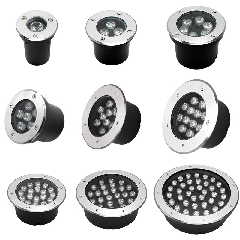 厂家批发LED地埋灯3W 6W 9W 12W 18W 24W 36W防雨大功率埋地灯