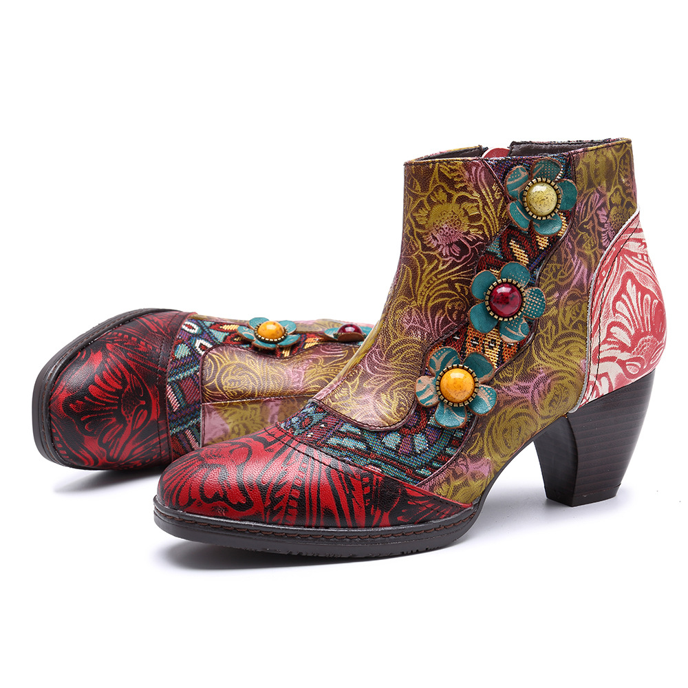 Bottes femme en En cuir - Ref 3354839 Image 14