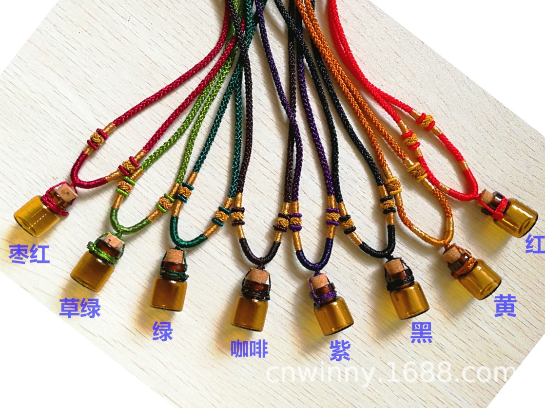 2ML茶色瓶项链_看图王