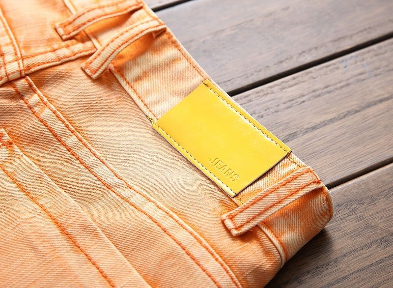 Pantalon jean coupe droite multicolore - Ref 3425811 Image 50